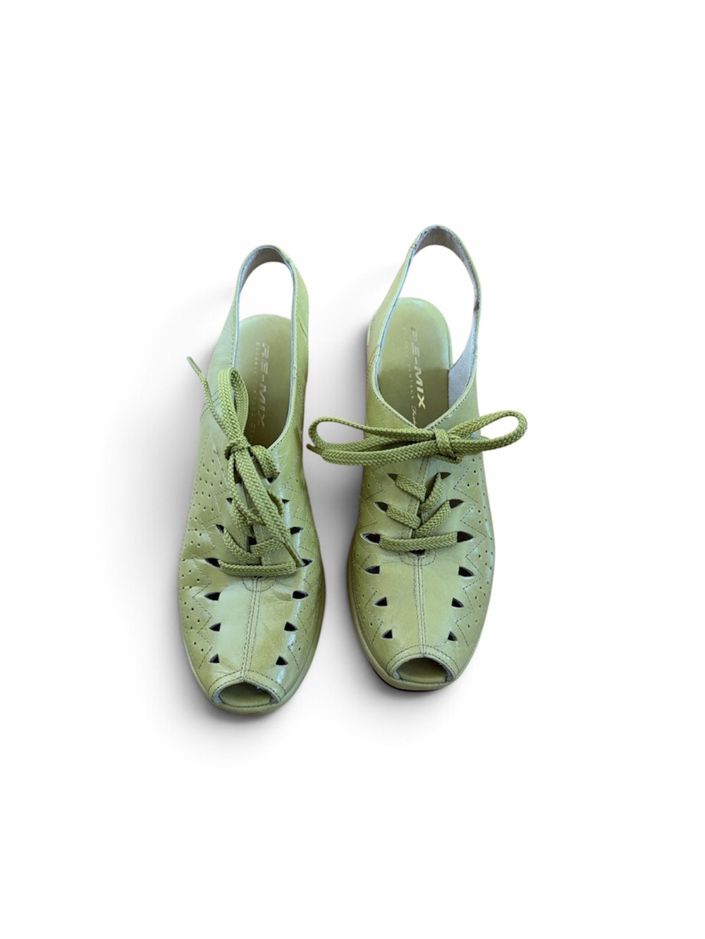 Sage Green Lace-Up Slingback Clogs - Women's Mules